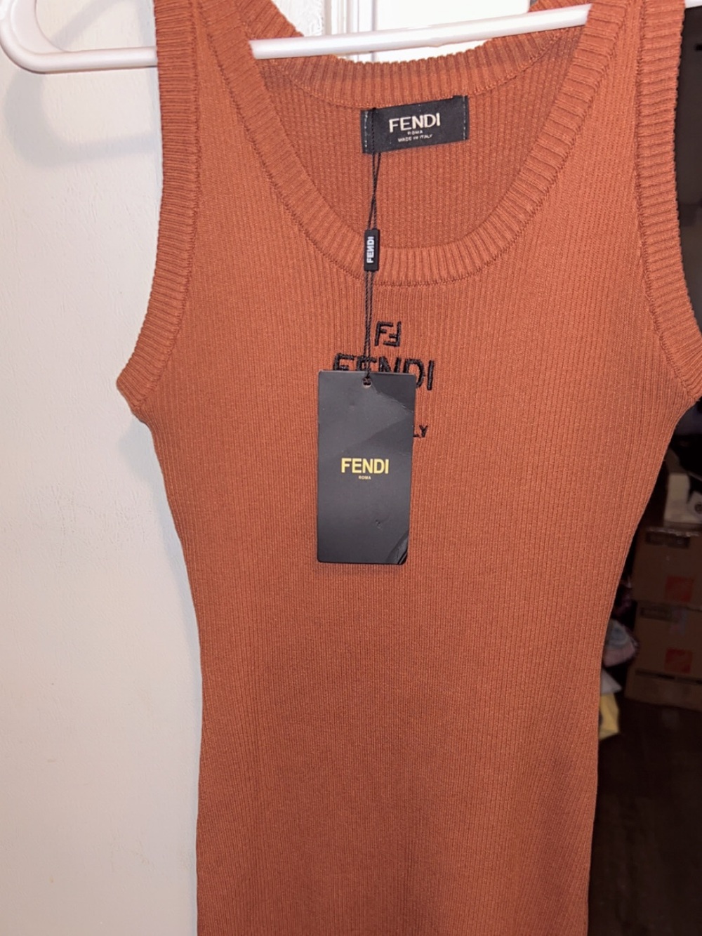 Fendi Ribbed Tank dress